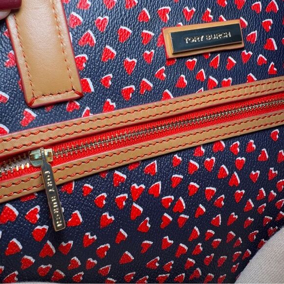 Tory Burch Kerrington Hearts Amore Tote - Picture 12 of 14